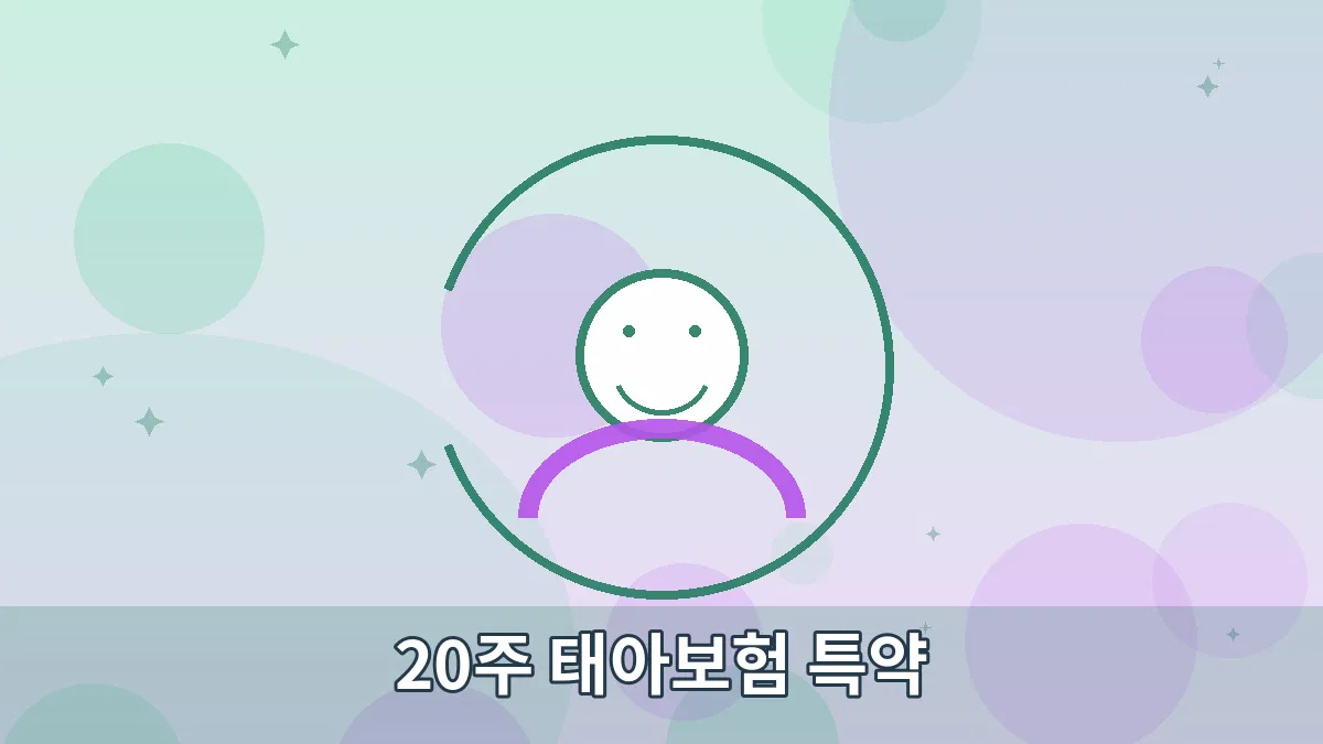20주 태아보험 특약 안내 이미지 4