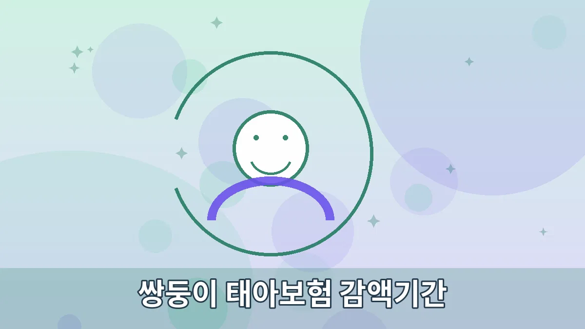 쌍둥이 태아보험 감액기간 안내 이미지 3