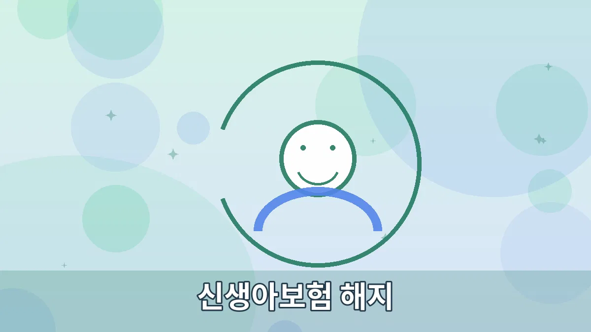 신생아보험 해지 안내 이미지 2